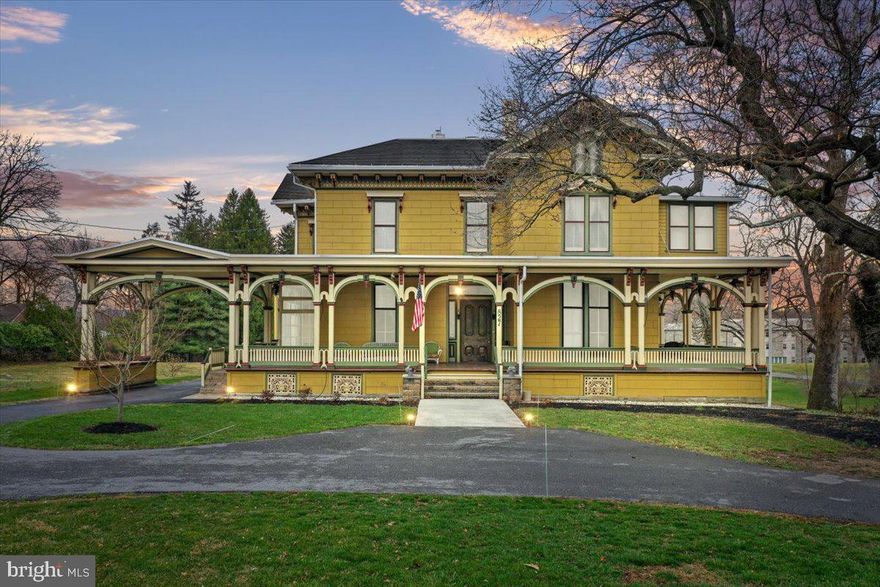 Welcome to The Oakdale — Circa 1865, an extraordinary historic estate set on 3.15 picturesque acres in Chambersburg, Pennsylvania. Thoughtfully restored while honoring its rich heritage, this remarkable property blends timeless 19th-century character with refined modern living, offering a rare opportunity to own a truly distinctive home.
From the moment you arrive, the property captures attention with its classic architecture, expansive grounds, and storybook setting. The home showcases the craftsmanship of a bygone era, complemented by tasteful updates that bring comfort and elegance to everyday life. Sunlight fills the interior through large windows, highlighting the home’s warm, inviting spaces designed for both relaxed living and memorable entertaining.
Surrounded by 3.15 acres of open area, the property offers exceptional privacy and breathtaking views in every season. Mature trees, sweeping lawn space, and room to roam create an atmosphere of tranquility just minutes from the conveniences of town. Whether enjoying peaceful mornings on the porch, hosting gatherings under the open sky, or simply embracing the quiet beauty of the landscape, this estate provides a lifestyle that feels both private and timeless.
Historic homes of this caliber rarely come to market. The Oakdale is more than a residence — it is a piece of Chambersburg history, beautifully preserved and ready for its next chapter.