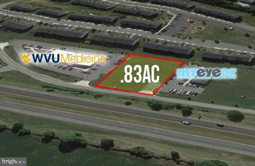 Combination Commercial Building Lot(s) located off one of the busiest sections in Jefferson County, WV just off Rt 340. Public utilities are available. Located behind Aldi and directly between WVU-H Urgent Care and My Eye Dr. Parcel: 03 16A000600000000 & Parcel: 03 16A000500010000 sold as one parcel totaling .83 ac. Preliminary engineering plans for *Trinity Auto Care* are attached for review of what was going to be built. Bring your business or open the auto care center, the choice is yours!