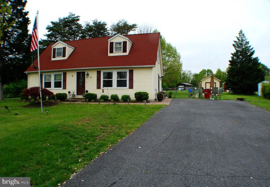 Come and see this Cape Cod Home that shows pride of ownership. Four bedroom ,2 bath with central air and newer 30 yr. roof. 1,794 finished sq. feet,Kitchen updated with Granite counters and SS Appliances and cabinets .Partially finished basement.2 Storage sheds , Fenced rear private yard .