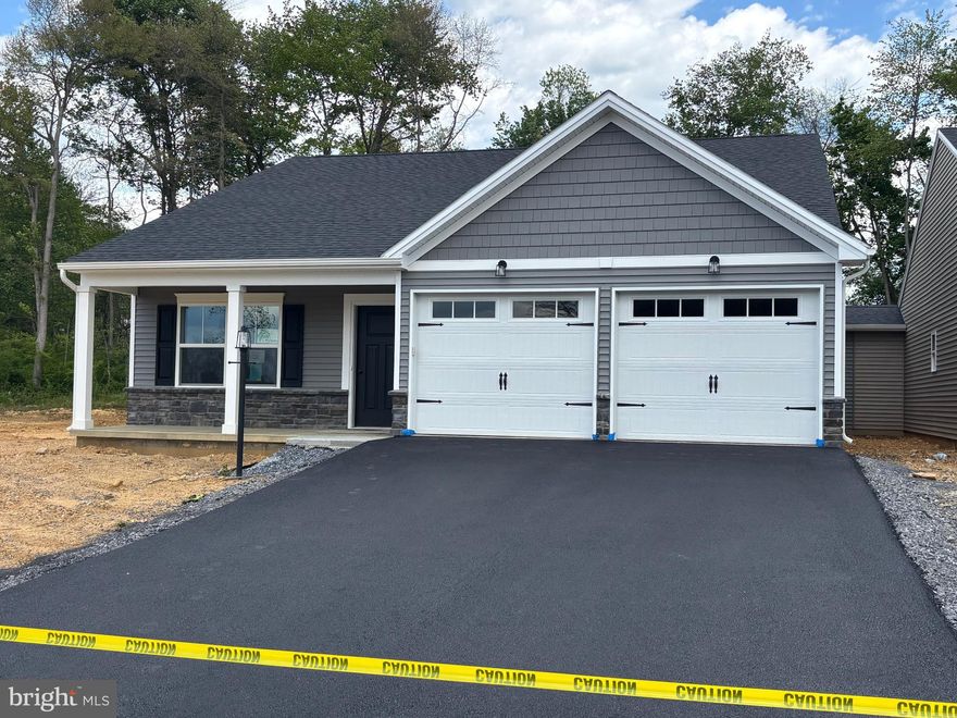 New build rancher in Greene Acres. 
Wooded setting and a cul-de-sac lot.