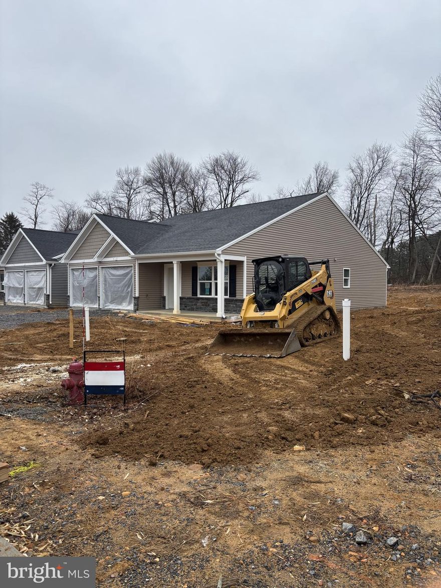 New build rancher in Greene Acres. Completion in April 2026
Wooded setting and a cul-de-sac lot.