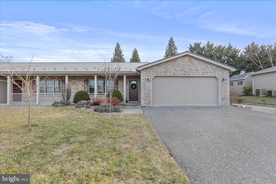 Welcome to 11400 Nicole Drive, located in the beautiful town of Greencastle. This well-maintained energy efficient home is truly move-in ready. As you enter the front door, you are greeted by a welcoming foyer - perfect for kicking off your shoes and hanging your coat. From there, you are invited into the open great room, featuring beautiful windows overlooking a part of the peaceful countryside. The home offers upgrades such as hardwood, ceramic, and granite just to name a few. Just beyond the great room, you will find the open concept eat-in kitchen - a bright and functional space ready for everyday living and entertaining. This home offers 3 bedrooms, including one that can easily function as an office/bedroom - ideal for work from home needs. Enjoy the convenience of 2 full bathrooms, each thoughtfully located right off the bedrooms. After a day out in the weather, pull into your oversized 2-car garage. As you enter the home from the garage, you will appreciate the dedicated mudroom/laundry area, adding organization and ease to your daily routine. Love summertime grilling? Step out back to your very own private outdoor oasis. The large patio is ready for your Adirondack chairs, a cozy firepit. You will enjoy the privacy in your backyard. The property also includes a spacious shed to store patio furniture, tools, and all your seasonal decor. To top it all off, this home is in a prime location, The Shadow Creek Meadows development - just minutes from doctor offices, Interstate 81 for easy commuting, and a wide variety of local restaurants to choose from. Convenience truly meets comfort here! Come enjoy a quiet neighborhood with great walkability.