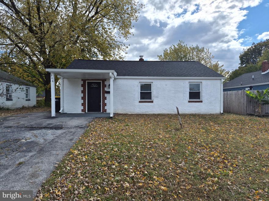 Back active, no fault of Seller. FHA Appraisal completed and appraised above asking price.
Welcome to 306 Elwood Place, a beautifully and tastefully updated ranch-style home nestled in the heart of the Collins Park neighborhood in New Castle, Delaware. This charming home offers a perfect blend of classic design and modern updates, making it an ideal choice for comfortable living.​ Step inside to discover a fully remodeled interior that exudes warmth and comfort. The main living area is bathed in natural light, creating an inviting atmosphere for relaxation and entertainment. The modern kitchen is a culinary delight, featuring updated cabinetry, granite countertops, and contemporary appliances. The additional bonus room offers extra space for a home office, guest room or just an extra place to relax.   The seller's have installed a new roof and a newer sewer line.  Don't miss this one!


l