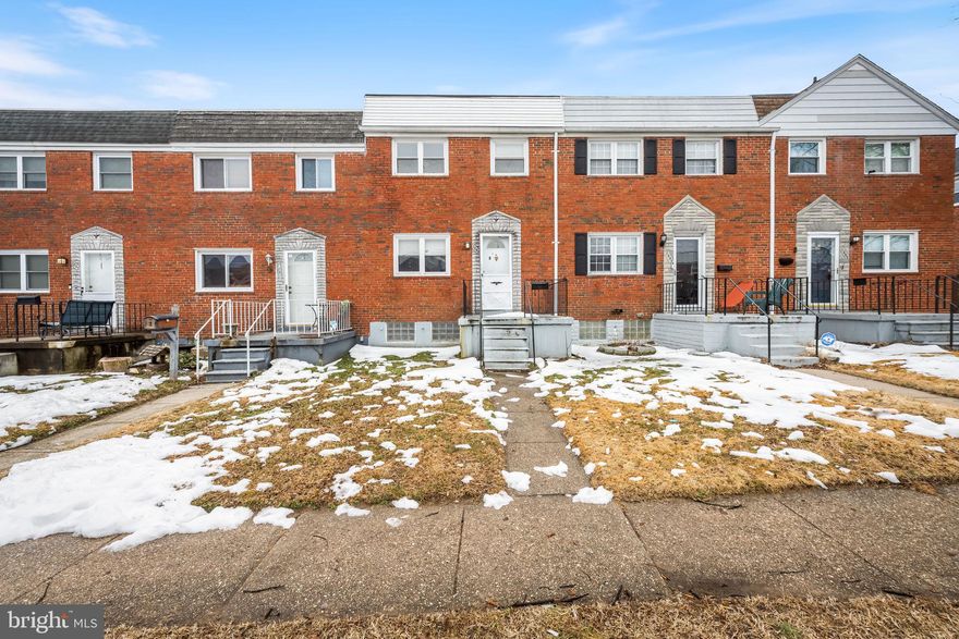 Priced to sell! Welcome to 7849 Harold Road —  brick townhouse offering value, updates, and unbeatable convenience in the heart of Dundalk. This home features replacement windows,  roof, furnace, and electrical system (approximately 10 years old), central air, and wood floors throughout the main and upper levels. Inside, you’ll find a spacious living room filled with natural light, a generously sized kitchen designed for everyday functionality, and a finished lower level complete with a laundry area that provides flexible additional living space. The fenced rear yard offers privacy and room to relax, garden, or entertain.

Located in historic Dundalk in southeastern Baltimore County, this community is known for its strong neighborhood feel and shipbuilding history. You’re just minutes from local parks, waterfront recreation, shopping, and dining. Commuters will appreciate the convenience of being approximately 5 minutes from I-695 (Baltimore Beltway), 10–12 minutes from I-95, and about 15–20 minutes to downtown Baltimore, with easy access to major employment hubs including Tradepoint Atlantic. This is a fantastic opportunity for a first-time buyer, downsizer, or investor looking for a solid, well-kept home in a prime location.