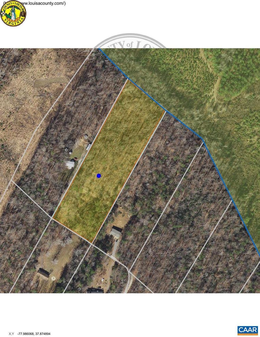Tucked away in a PRIVATE setting, this 3.73-acre lot is the perfect place to build your country home or weekend escape. With quick access to I-64 and Route 33, you?ll be on your way to Lake Anna, Richmond, or Charlottesville in no time. Firefly FIBER OPTIC internet makes working from home a breeze, and A-2 zoning means you can even bring your mini-farm vision to life. Bring your own builder?or let me connect you with one?and start imagining the possibilities! Soil work has been completed.