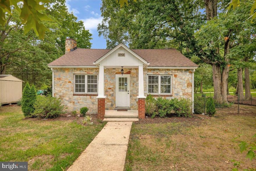 PRICE CUT!  BACK ON THE MARKET- BUYER FINANCING FELL THROUGH. The seller has relocated and is motivated. 
The home is move-in ready, but there’s still the opportunity and flexibility to make it your own! Great for first time home buyers or anyone looking to downsize. Enjoy one story living with No HOA! The entire home is freshly painted creating a bright, modern feel; brand new carpet; LVP flooring; new appliances; quartz countertops, and soft-close cabinets. In between the kitchen and living room, the half-wall creates a passthrough and nice transition while allowing an open and connected feeling for entertainment. Don’t need the separate dining area? Be creative with it, office space? hobby room? you name it.

The generous lot provides room to expand, garden, entertain, let pets roam, or simply enjoy the outdoors. Relax on the deck and enjoy the shade and breeze from the beautiful mature trees. Make it your own oasis!

The beautiful exterior stonemasonry gives this cottage-style home a unique and elegant warm look. A large, detached shed offers additional storage for tools, equipment, or special projects. The oversized driveway provides plenty of parking. Located in a quiet, established neighborhood with easy access to I-495, I-295, Old Town Alexandria, this property offers convenience and tranquility. Nestled off route 210, it is just far enough away from the hustle and bustle of the city, but not too far from fun and relaxation. Visit Fort Washington Park, Top Golf, Tanger Outlets, National Harbor, MGM, and more. Own a single-family home for less than a condo—this is a fantastic opportunity you don't want to miss!