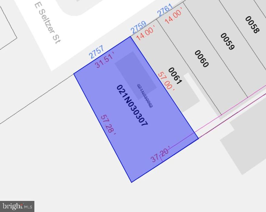 DOUBLE WIDE LOT!  ATTENTION Investors and Builders!! Great opportunity in one of the fastest growing zip codes in Philadelphia! LOCATION LOCATION LOCATION...get in now while you still can.  According to the city's website, the lot is 31.51 feet wide by 57 feet deep!!  And it widens as it goes back!  A portion of the lot is zoned ICMX and another portion RSA-5.  Develop ICMX and use the other portion of the lot for required open space.  Or develop a home and use the ICMX portion of the lot as open space.  Better yet, obtain a variance from the city to develop multifamily.  This is a can't miss opportunity. Bring your offers fast, this one won't last long!