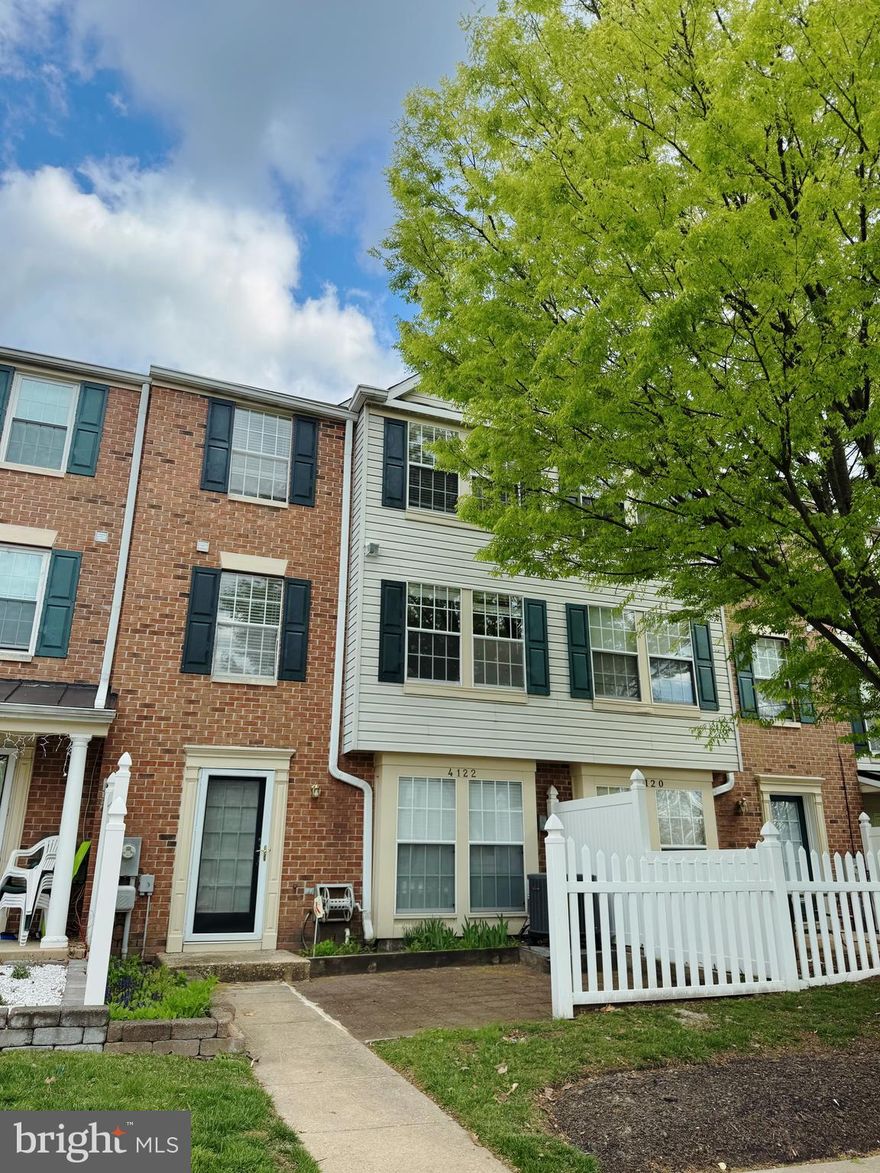 This bright and spacious townhome offers 3 bedrooms and 2 bathrooms across three well-designed levels. The first floor features an open and sunny living room, a functional kitchen with plenty of storage, a convenient half bath, and a coat closet. Upstairs, the second level includes a laundry room, two generously sized bedrooms, and a full bathroom. The top floor is dedicated to a private and spacious primary suite, complete with an en-suite bathroom and a large walk-in closet.

The home provides ample parking and is ideally located just a short walk from the mall and a quick drive to local parks and major highways, including I-695 and I-95. The HOA fee, water, sewer, and trash pickup are covered by the owner, while tenants are responsible for utilities, including electric, and cable/internet.

Lease Requirements: Applicants must have a minimum credit score of 640 and provide proof of income (two recent pay stubs or a W2) as well as proof of funds (two bank statements). A security deposit and first month’s rent are due at lease signing, along with confirmation of BGE setup and proof of renter’s insurance. Pets may be considered on a case-by-case basis with an additional fee, but smoking is strictly prohibited.

Showing Instructions: All showings are by appointment only and must be reconfirmed 30 minutes prior to the scheduled time. For security, never wire money without first meeting the property manager and touring the home in person. 

Application: Every applicant should fill out the application form and do a background check, the application fee $50/adult is non refundable.