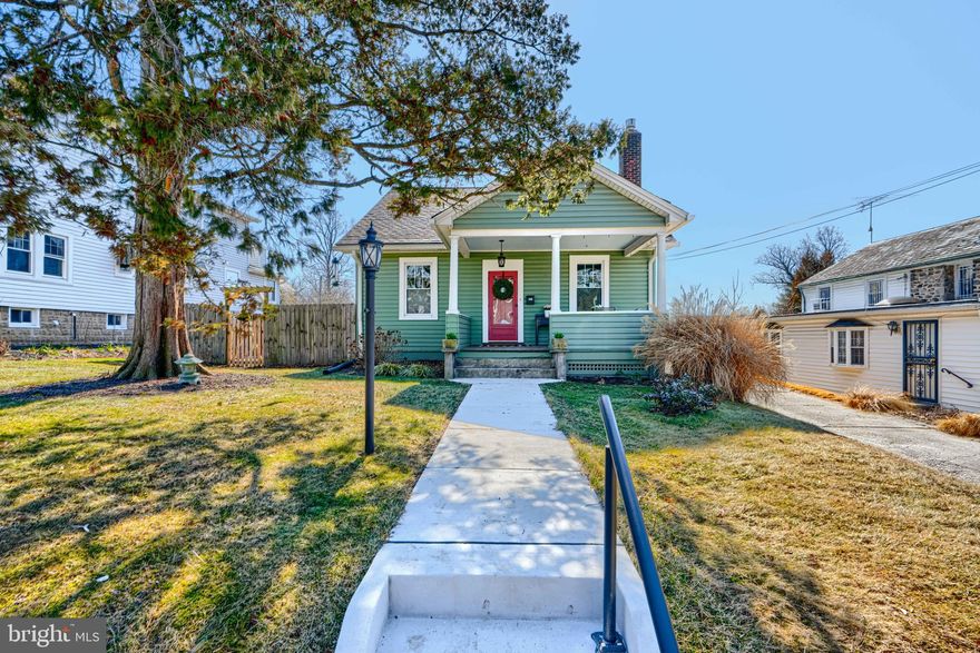 A quintessential Front Porch, Timeless Details and Updates on an Exceptional Lot, all within a Desirable Pocket of West Towson- Welcome to 507 Allegheny Avenue. Spacious interior, inviting lines, natural light, very good closets space, built-ins and handcrafted character—paired with major improvements make everyday living easy. A newer roof and purchased solar panels provide long‑term efficiency, while replaced windows enhance comfort and quiet throughout the seasons.
Inside, the heart of the home is an updated, open kitchen with a generous island and custom cabinets, pantry and desk area, double stainless sink, all perfect for cooking, gathering, and connecting. The layout is exceptionally livable, offering a first‑floor primary suite and main‑level laundry, creating true one‑level living without sacrificing space or style. 🔥 A welcoming living room with a gas fireplace anchors the main level with warmth and ambiance. A dedicated dining room offers the ideal setting for everyday meals or special gatherings, Easy flow between rooms gives the home a bright, grounded feel. Other Notable Improvements include a newer hardwood flooring, newer hot water heater, upgraded electric panel, newly installed radon remediation system (Target Radon), newly installed rear concrete drive, newly installed electric to the garage, newer front walk and steps, newer central AC compressor, replaced sewer and water lines and an updated upper bath. 🌞 The Outdoor Space truly feels Like an extension of the home. The yard is a standout—spacious, sunny, and beautifully usable, with rear fencing and raised garden beds that create a peaceful, protected outdoor retreat. Whether gardening, entertaining, or simply relaxing, the space feels both open and intimate. 📍 This is Truly an Exceptional Towson Location-Set in one of Towson’s most convenient and desirable spots, this home places you moments from: The YMCA and walking trails, The West Towson Park and Towson's cafes, restaurants and shopping,