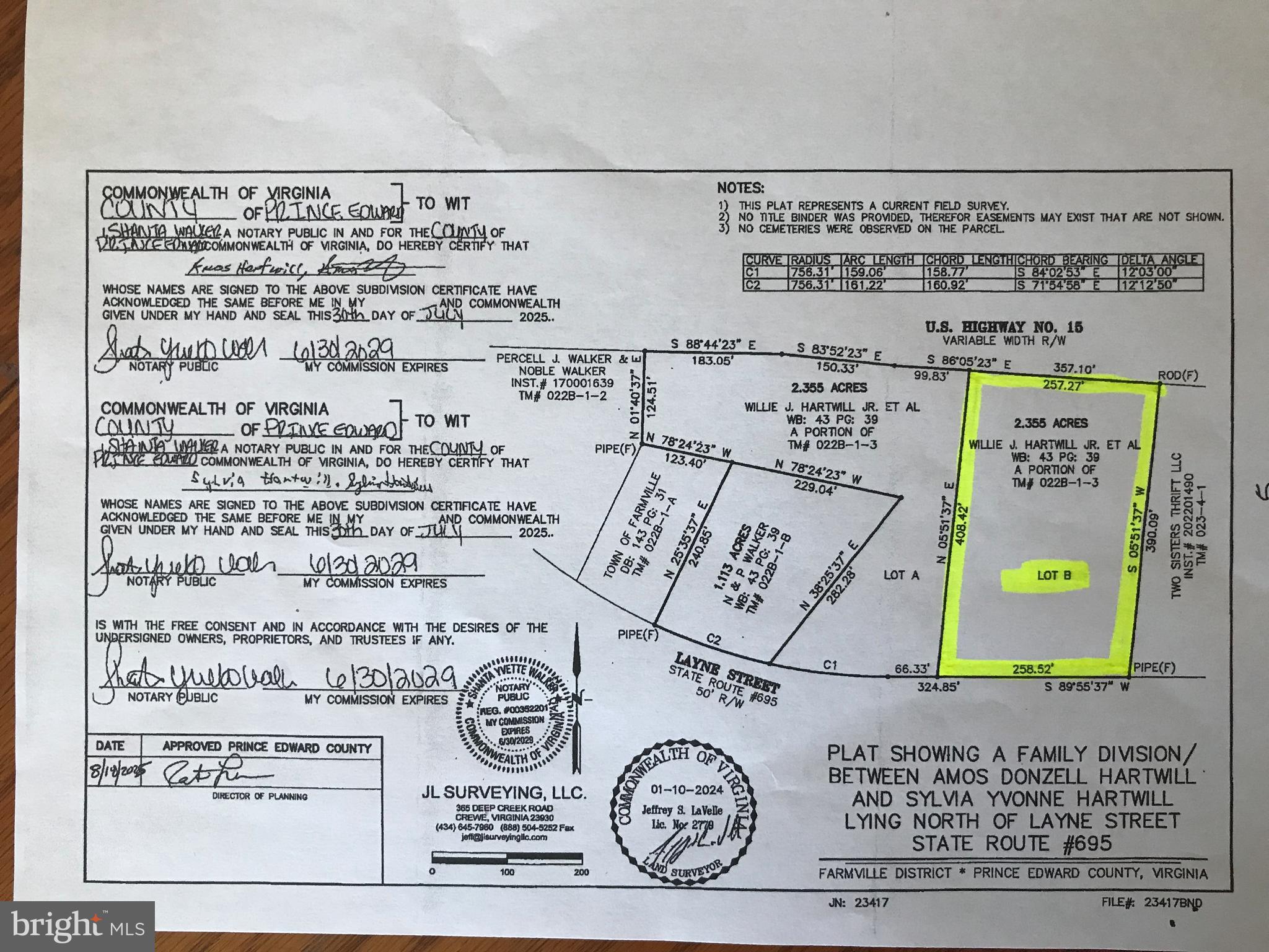 2.355 Ac LAYNE STREET