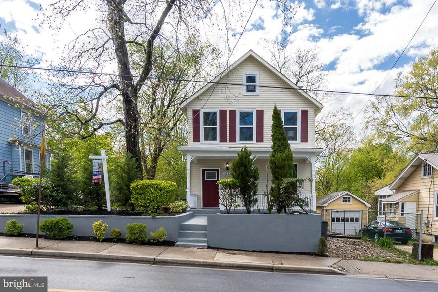 **** DON'T MISS THE VIRTUAL TOUR! https://my.matterport.com/show/?m=jqr63jjtJW1&mls=1 **** Located in the heart of Mount Rainier this home has been transformed with modern amenities while still maintaining its original character. This stunning colonial with front porch offers an open floor plan with an abundance of natural light, driveway and oversized lot. Walk into a sunfilled living room with a renovated chef's kitchen featuring brand new white cabinets, hardware, stainless appliances, granite countertops, and pendant lights over the breakfast bar. Gorgeous luxurious full bathrooms both on main level and upstairs. The upper level offers a Master suite with a private bathroom and two additional bedrooms with an oversize Jack and Jill bathroom. Lower level has a connection for washer and dryer and additional space for storage and more. You will love this vibrant and artistic community conveniently located minutes from the DC line, shopping, restaurants, BW Pkwy, 295 & 495. Home is vacant and easy to show.