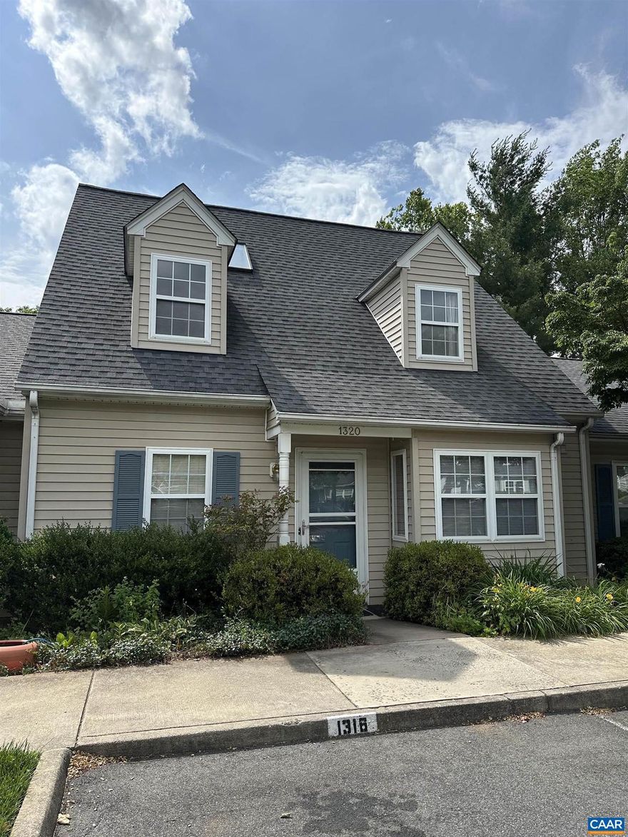 Fantastic condo in Branchlands Retirement Community! Primary bedroom on first floor!  Three bedrooms, 2.5 baths. Well-maintained two-story home in desirable Branchlands. Large kitchen. Large living room with sliding door to back porch overlooking over a peaceful stream. Branchlands is in a pleasant setting and offers walking trails and ponds. Centrally located, this is a convenient in-town location close to everything.  Beautiful wood floors.  Storage room off of deck.