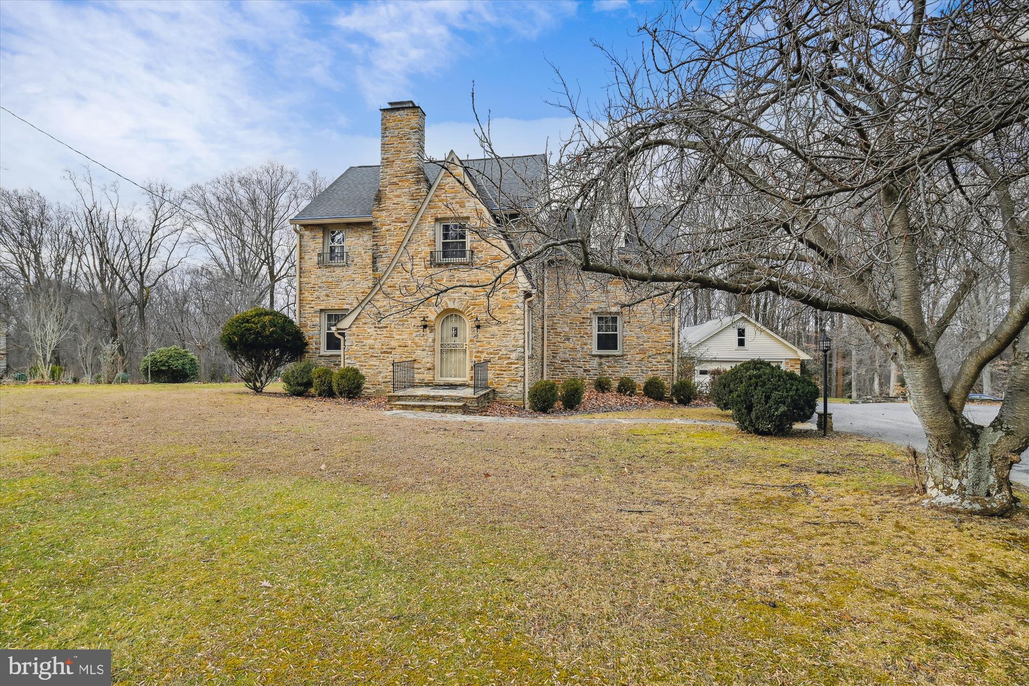 Rare opportunity and one-of-a- kind find best describes this picturesque property consisting of approximately 3 acres backing to and overlooking the vast Patapsco State Park. This storybook setting includes the main stone house (612 Gun Rd) consisting of 3 bedrooms, 2.5 baths with detached garage, separate carriage/guest house (614 Gun Rd) consisting of 3 bedrooms, 2 full baths and large 2 story garage/workshop with upper level 2 bedroom, 1 bath apartment (616 Gun Rd). Please see Bright MLS listing #MDBC2115918 for 616 Gun Road. Total list price of $1,295,000. includes all 3 dwellings known as 612, 614 & 616 Gun Road. Quality custom custom built property with old world charm, character, and craftsmanship. Hardwood floors, detailed woodwork trim, panels and exposed beams. Unlimited possibilities...don't mis the opportunity to see this unique property.