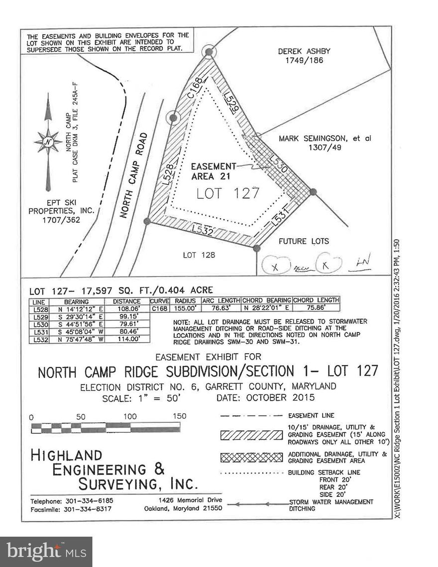 NORTH CAMP-SKI ACCESS HOMESITE - Lot 127 is located in this desirable mountaintop community! This property is within a short walk to Wisp Resort's North Camp ski slopes-including the Big Dipper,
Ace's Run, Over-the-Edge and the neighboring ASCII whitewater course.  So close to this incredible location is the 550 acre Fork Run recreational area.  Gorgeous sunsets from this beautiful wooded level lot-ideal for your dream home!  Public water/sewer.  Lot 127 may be purchased along with Lot 5 in the nearby cul-de-sac for a combined price of $225K.  Take this opportunity to have one lot to build your vacation home on and the other lot for your vacation rental.
