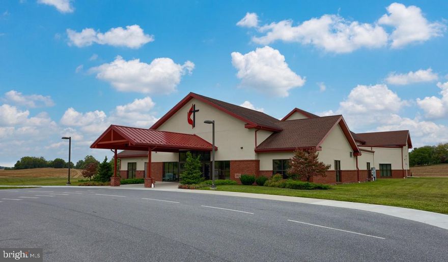 Modern, fully-equipped 21,052 +/- SF church/worship facility with a 350-seat sanctuary, 175 parking spaces, child classrooms, large cafe/gathering area and more. The building was thoughtfully designed for future growth on a 20+ acre site. Built in 2014, the building has modern accessibility features, including an elevator. Skip the multi-year process of designing, obtaining approvals and permits, construction, etc. by acquiring this already built church facility and spending the time you save furthering your purpose and mission.