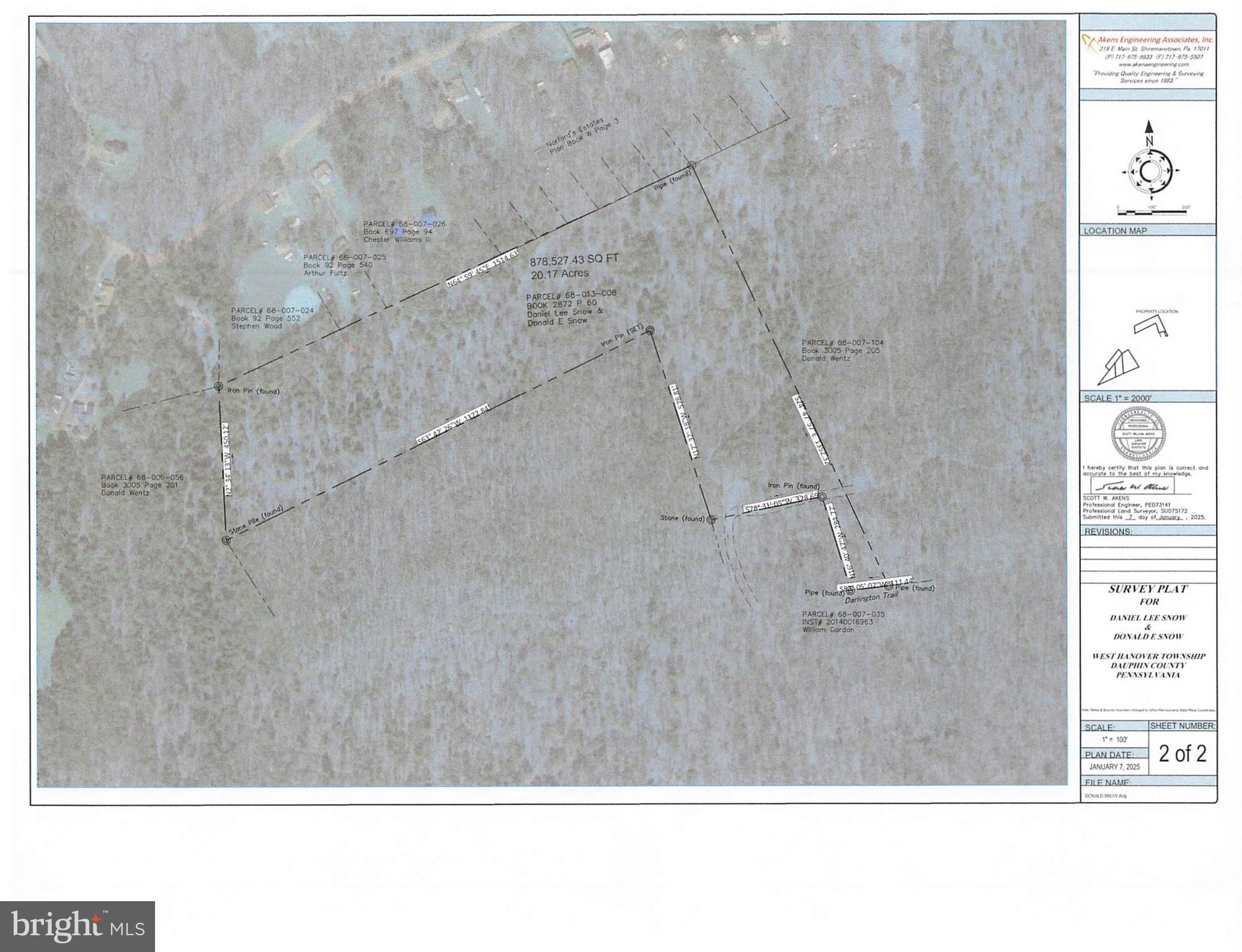 WEST HANOVER TOWNSHIP - Land