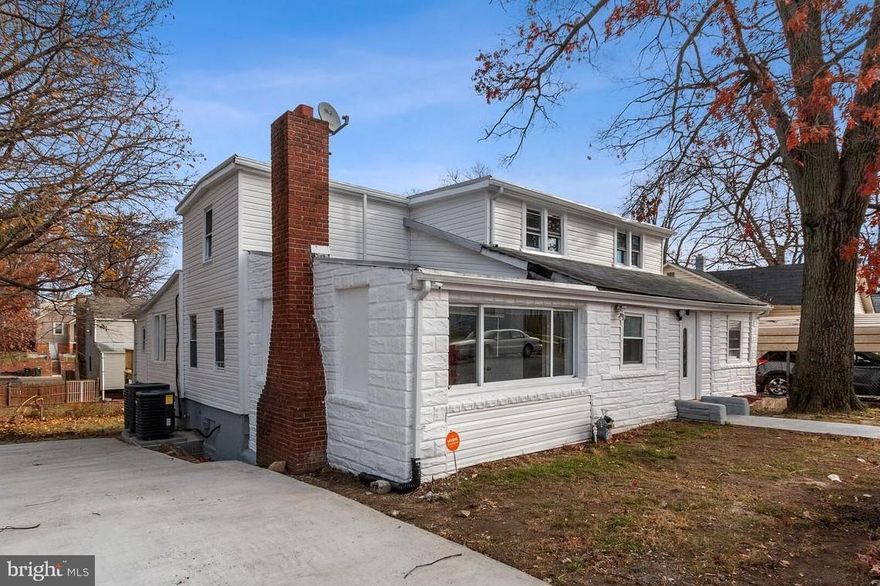 Investors/Rehabbers!  Single family home with deck and fenced back yard in nice community adjacent to Washington DC line needs remodeling!  Interior was extensively renovated 1-2 years ago with all new EVERYTHING inside; new flooring, new kitchen counters, new cabinets, new appliances, new bathrooms, new washer/dryer, new lights and fixtures, new painting, new everything... but not to code.  Interior was configured with too many bedrooms to fit this quiet residential community and it needs to be brought back to normal. Located just across the DC line, less than 10 minutes from the White House and downtown Washington DC, very close to National Harbor, and just 8 miles to reach DCA Airport!  It's a one-minute walk to reach a bus stop, two minutes to RFK Stadium, and three minutes to the Naylor Rd Metro Station!  Tremendous upside potential for a new owner with experience and vision!