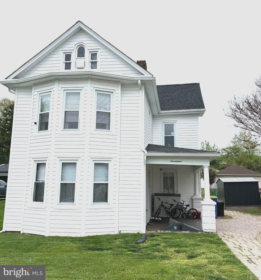 This charming unique Colonial home, nestled in the heart of the desirable MT WOLF BORO, offers a perfect blend of classic elegance and modern comfort. With a major renovation completed in 2019, and too many major updates to list here, this residence boasts 1,652 sq ft of thoughtfully designed living space, featuring three spacious bedrooms and two full bathrooms. Step inside to discover a warm and inviting interior, highlighted by beautiful hardwood and luxury vinyl plank flooring. Enjoy upgraded countertops and a formal dining area, perfect for entertaining. Natural light pours in through bay windows, enhancing the cozy atmosphere throughout. The exterior is equally appealing, featuring a level lot with a cleared front yard and a rear yard, perfect for outdoor activities. Relax on the patio or porch, surrounded by well-maintained stone retaining walls and play equipment. The property also includes a convenient shed for additional storage. Modern conveniences abound with essential appliances such as a built-in microwave, dishwasher, and gas oven/range. The main floor laundry adds to the home's functionality, while security features like exterior cameras and a fire detection system provide peace of mind. This home offers off-street parking in the back and easy access to local amenities. Experience the comfort and charm of this delightful property, where every detail has been designed with care.