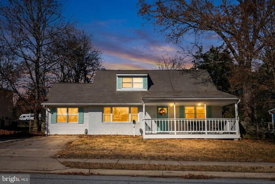 Welcome to this charming Cape Cod–style home with partial water views of Marley Creek and potential for an in-law suite! Featuring 5 bedrooms and 2 full bathrooms, this home offers the perfect blend of comfort, character, and convenience. The main level includes a living room, dining room, kitchen, sunroom, laundry room, three bedrooms, and a full bathroom. Upstairs, you’ll find two additional bedrooms, a bonus room, and another full bathroom—perfect for guests, a home office, or extra storage. Both floors create privacy and potential for an in-law suite. Enjoy vinyl plank flooring throughout the entryway, sunroom, kitchen, dining area, and laundry room. The kitchen’s skylight fills the space with natural sunlight, creating a bright and inviting atmosphere. Spend your days relaxing on the front porch with water views or unwinding in the fenced-in backyard and take advantage of off-street driveway parking for added convenience. Located near major commuter routes 695, 10, 100, and Route 2, this home provides easy access to shopping, dining, and schools. Experience the perfect combination of comfort, location, and scenic charm—all in one home. Schedule your tour today!