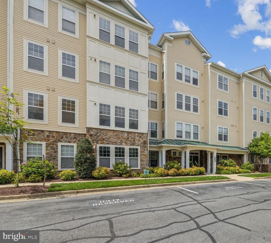 This gorgeous, ultra clean and over-sized 2BDR, 2 full bath condo has it all! Located in a quiet neighborhood. This unit features gleaming hardwood floors, new upgraded carpet in the bedrooms, fresh neutral paint throughout, an open floor plan with 9ft ceilings, lots of natural light, front loading washer & dryer in the unit, stainless steel appliances, large closets/storage, double pane windows and a dedicated parking spot in front of the main entrance.  The condo features an elevator, exterior cameras and a main entrance lock. Relax and enjoy your own private club with a fully equipped fitness center, sparkling outdoor pool and expansive sunning terrace.  Moments away from hiking and biking trails, restaurants, cinemas and only 5 miles away from Shady Grove Metro station.  There is a walking path that connects Lakelands Ridge to the adjacent Muddy Branch Shopping Center for your everyday needs.  Additional parking spots available and pets ok!