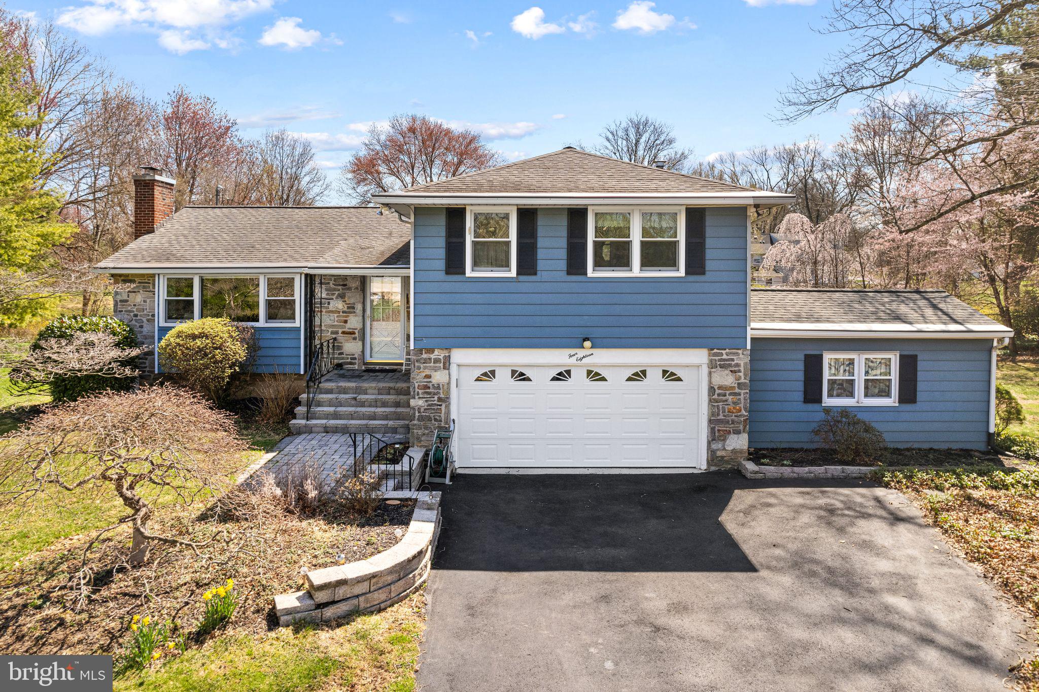 Welcome to this meticulously maintained home located in the heart of desirable Lower Gwynedd Township on a quiet cul-de sac street in the highly sought after Wissahickon School District! The owner has made so many fantastic upgrades to the home that the next owner is sure to enjoy! Some of the highlights include a spacious office addition off the family room, an updated kitchen with custom, upgraded cherry cabinets, a relaxing screened-in porch, and a heated workshop off the garage. As you enter, you’ll instantly feel the warmth of this special home. The slate foyer opens to the formal living room featuring a gas fireplace, large picture window, and hardwood floors that continue throughout. The spacious dining room is ideal for hosting family gatherings and leads to the bright kitchen with custom-built cherry cabinets, Corian counters on the island, and access to the relaxing screened-in porch overlooking the private backyard. The lower level boasts an oversized family room with a wood-burning fireplace, hearth and mantle, built-in bookcases, powder room, and an extended office area with space for several desks. And there’s more! Head to the basement for the laundry area and plenty of room for storage. Upstairs, you’ll find a generous master suite with a walk-in closet and full bath. Two additional bedrooms and another full bathroom complete the upper level. Additional upgrades include newer Andersen windows, two-zone heating and a new oil tank. Conveniently located to the Trader Joes and Whole Foods shopping centers and just minutes to the ever popular town of Ambler and the Septa Train Station making for easy commuting to Philadelphia. This home is a must see!