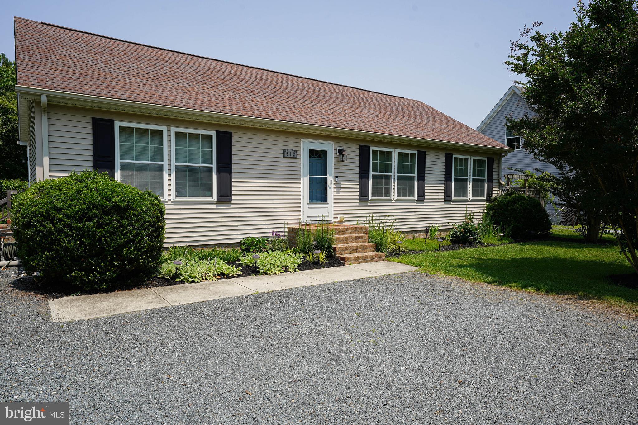 Updated, turn-key 3BR/2BA rancher on a landscaped lot. Great floorplan with tons of storage. Spacious living room opens into the dreamy kitchen - granite counters, LVP flooring, breakfast bar, + gorgeous copper sink. Roomy dining area w/barn door to the laundry room + sliders to the screened porch. Primary bedroom w/walk-in closet, full, en-suite bath - tub/shower combo, LVP flooring. 2 additional bedrooms w/large closets. 2nd full bath w/tub/shower combo, LVP floors. Floored attic, extra linen closets, + shed for additional storage. Minutes to the Rt 13 Bypass, big box retailers, favorite local restaurants, arts + cultural events at SU + Downtown Salisbury, but on a charming residential street. Sizes, taxes approximate.