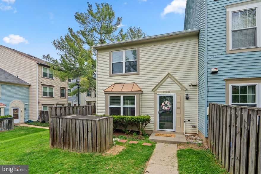 Location, location, location! You will absolutely love this charming 2-level townhome at an affordable price given all that Olney has to offer! The walking score is definitely a "10" - you can walk to the library, post office, Backyard Naturalist, and The Olney Shopping Center which is home to restaurants, Walgreens, nail/hair salons, UPS Store and more! This end-unit townhome has a spacious layout and an abundance of windows. Also, wouldn't it be great to enjoy Homeland Village's pool, tennis courts and tot lots! Last rental amount was $1,900/month.

MAIN LEVEL
Upon entering from the walkway, you'll open the door to a large Living Room with a bay window. The kitchen has plenty of cabinets and a perfect Dining Area in front of the side sliding glass door. This level also has a half bath, coat closet, a perfect nook for a desk, and storage under the stairs.

UPPER LEVEL
The Primary Suite has a large walk-in closet and an en-suite bathroom with tub, as well as a full-size washer & dryer. This bathroom is also accessed by the second bedroom. A convenient linen closet completes this level.

UPDATES
Stove 2025; dishwasher 2023; water heater 2022; HVAC (interior & exterior) 2020; all windows 2018; sliding glass door 2020; metal bay window roof 2024