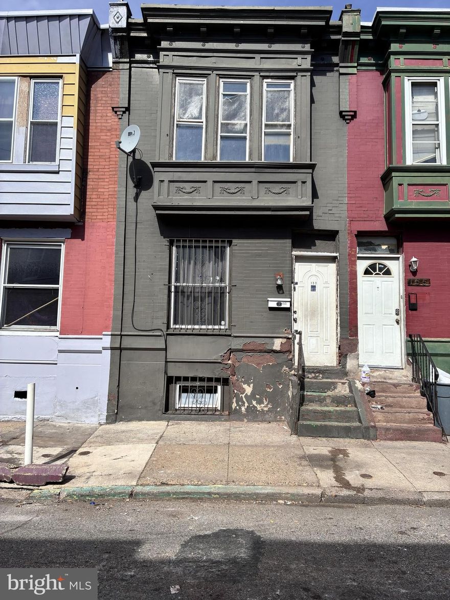 This is an "Investors Delight" located, in the growing Philadelphia Kensington area. This property needs total renovation that can meet your budget but be renovated within the required building codes. This property is being offered and sold in an "As-Is,"Where-Is" condition.