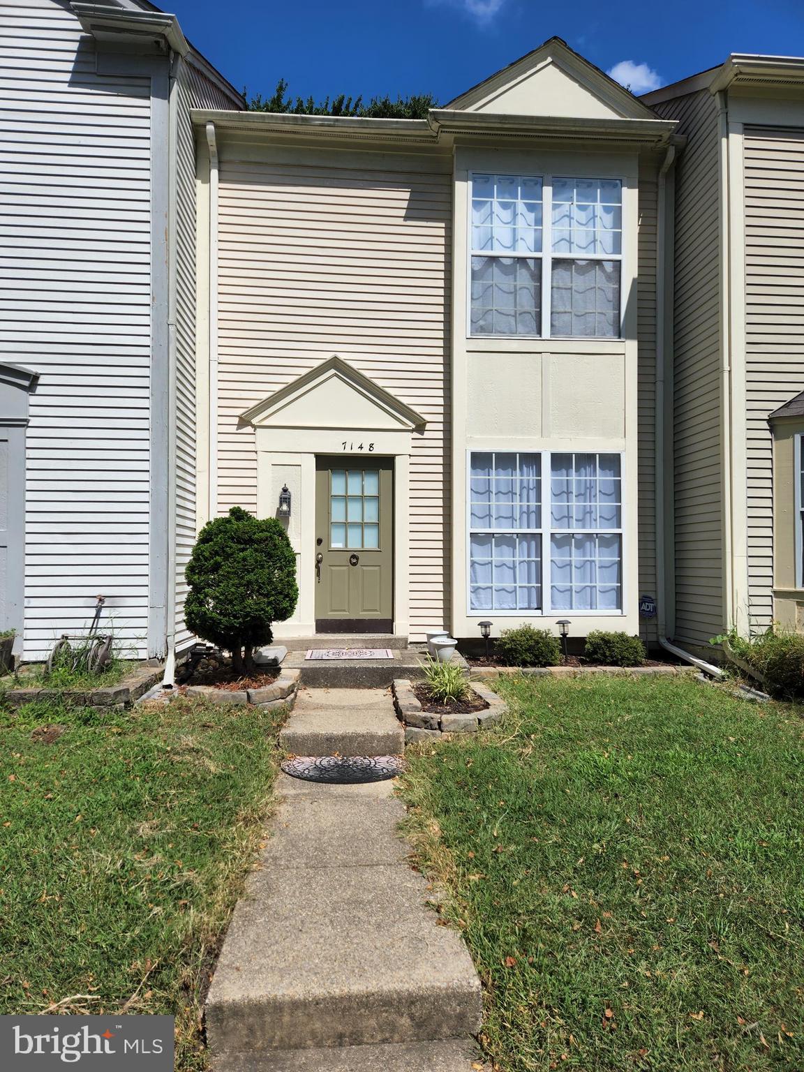 PRICE REDUCED!  Very Clean, open and bright. Well maintained townhome.  Main level features an updated kitchen, Corian countertops and kitchen island, large open dining area that opens to a rear bricked paved yard, half bath and large open living room.
Upper level features 3 bedrooms with vaulted ceilings and 1 full bath. Reserved and open parking .  Close to Route 1, shopping and schools
Pets considered on a case by case basis