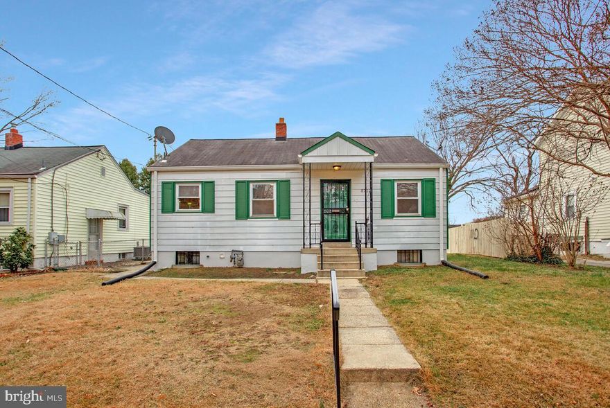 Looking for an investment property or your first home?  This lovely little rambler will fit the bill!  Fabulous location just blocks to West Hyattsville Metro and so close to Aldi's and the shops and restaurants along Hamilton St. 
Solid oak wood floors throughout the main level. Open living and dining rooms with windows bringing in natural light. Charming corner kitchen with wood cabinets and stainless steel appliances including a gas stove.  The main level has 2 bedrooms and a full bath with a tub/shower. Downstairs  there is a spacious family room plus a shower bath. There is a front loading washer and dryer and an additional fridge too! Situated on a lovely level lot just steps to Metro!  What a great spot to land!