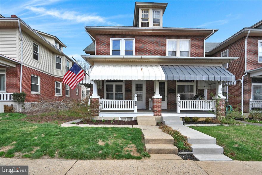 Semi Detached Brick Home in Down Town Ephrata featuring a large living room with a stained glass window, 3 bedroom and 2 full bathrooms.  This well maintained property has 1,176 square foot of living space, with a large kitchen and solid surface counter tops, hardwood floors, 1st floor laundry room and a bonus room in the basement.  Rear bedroom opens to a covered porch.  back yard is fenced in and features a 2 car garage.  Schedule your private showing today!