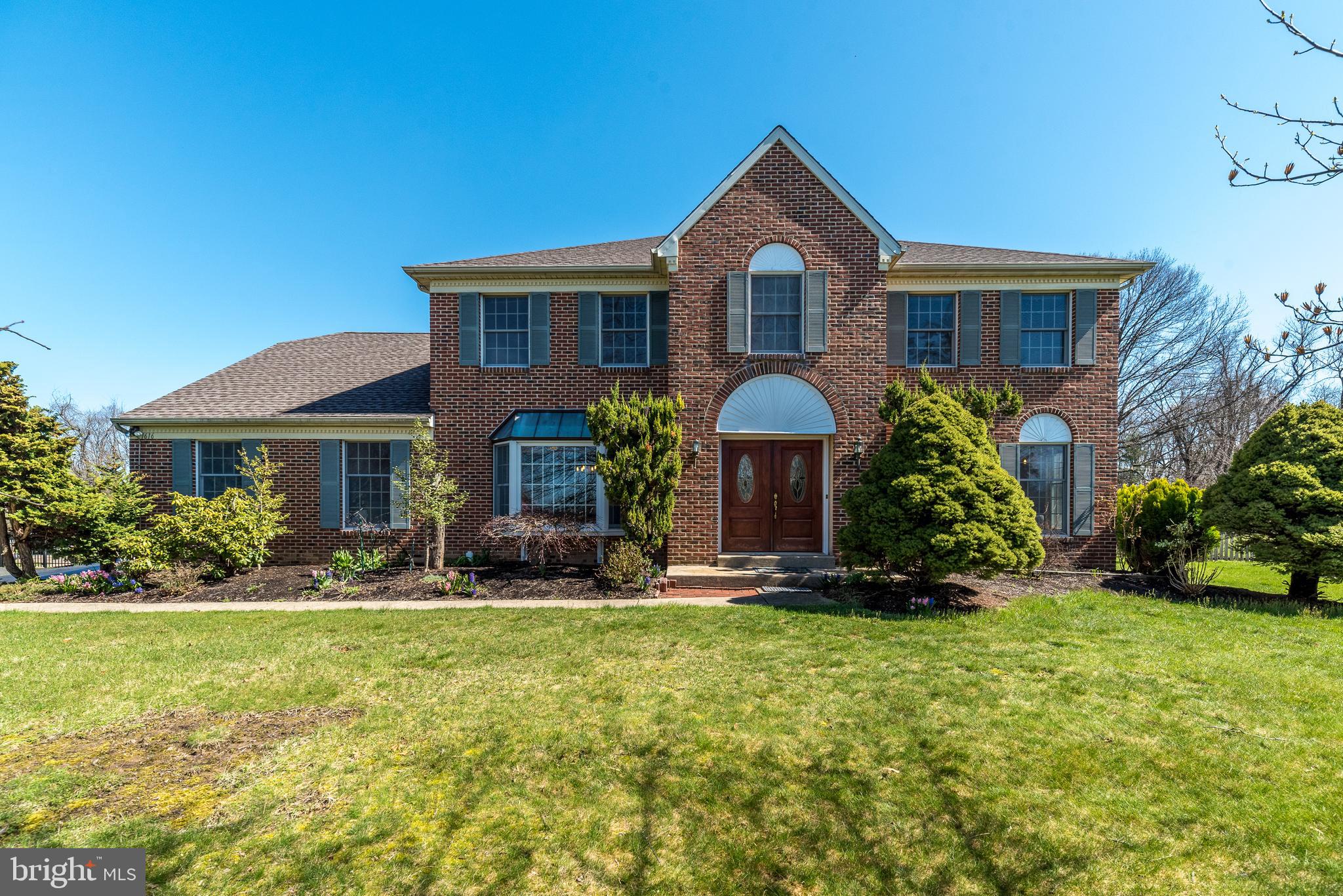 Looking for a wonderful home in a terrific school district? Award winning Upper Dublin School District with newer high school, NEW Sandy Run Middle School and Jarrettown Elementary School. Classic brick front Colonial, custom built by Michael Evans features 4 Bedroom, 2.5 Bath located in one of the most desirable communities in the township, Holly Hill. During construction, the Foyer, Dining Room and Garage was expanded by 3 feet to greatly enlarge foyer, dining room, main bedroom and garage. This gracious home is situated on a half acre fenced-in lot and features some outstanding amenities including: NEW HVAC system with programmable thermostat (2020), roof (2015), hardwood floors throughout , upgraded millwork, gas heat/cooking, expanded driveway, recessed lights, huge Basement, 2 car side entry Garage with storage, concrete Patio (3 ft deep) and brick Patio. Natural sunlight soars through this home. Double fiberglass doors with beveled glass greets you as you enter into the 2 story Foyer with 2 coat closets. The adjacent sunlit Dining Room showcases bay window and glass door leading to the Kitchen. In 2020 the cheery Kitchen was updated with quartz countertops, subway tile backsplash, garbage disposal, large under mount sink and upgraded faucet. Kitchen also features stainless steel appliances including range with dehydration system and warming drawer, island bar, tile floor, blt-in desk, pantry and atrium doors to Patio. Kitchen overlooks the comfortable Family Room with brick Fireplace with mantel, triple window and French doors leading to the luminous Living Room with 4 windows-ideal as a Music Room, Game Room or additional in-home Office. Laundry/Mud Room with included washer, dryer (2020) and freezer. The family chef will love the additional Gaggenau burner with Dacor vent (to exterior) stainless utility sink and back/side splash, cabinets, shelf and access to Garage and Patio. Easy to work at home in the tucked away Study! Powder room with tile floor rounds off the main level. Ascend up to the 2nd level and through double doors you enter the Primary Bedroom Suite with massive walk-in closet with window (20 X 8) and double door entry to the Primary Bath with Jacuzzi tub, his/her vanities and stall shower with NEW doors. 3 additional generous sized Bedrooms and Full Hall Bath with double sink vanity, tub and double linen closet. The immense Basement offers tons of storage space. Consider finishing the Basement and adding living space-could be an awesome Fitness, Play and or Media Room. Relax on the 2 Patios-ideal for entertaining with friends and family! The large backyard includes blueberry, mulberry, peach, fig trees and a fenced vegetable garden! The yard is perfect for a trampoline, Bounce House, Movie nights and or possible pool. Located near major road, including Turnpike, 476, 63, 309, Ambler and Ft Washington Train Stations, Swim Club, Fitness Centers, Mondauk Park and historic downtown Ambler with cafes and theater. Walk to the Promenade at Upper Dublin with restaurants and shops including Sprouts market, Homegoods and Starbucks. Walk to Fresh Market, Wawa, Chick-fil-A and Corner Bakery. Truly a superb neighborhood where you can enjoy a morning walk to breakfast, bike ride or evening stroll. Meet your neighbors and join in the yard sale and Trick or Treating event! This solid home is offered for sale by the original owner and awaits your special touch to make it your own. 1 yr home warranty to the happy buyers!