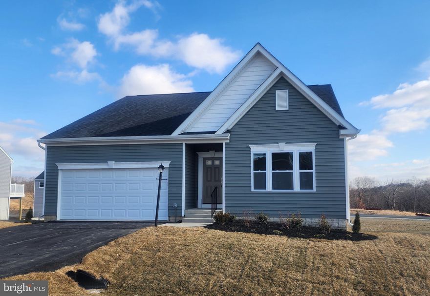 Discover the perfect blend of comfort and style with this stunning ranch home in the highly sought-after South Brook community! This 3-bedroom, 2-bathroom gem features a spacious 2-car garage and is designed for easy, one-level living.

At the heart of the home, you’ll find a beautifully appointed kitchen with white cabinetry, frost-white quartz countertops, and Samsung stainless steel appliances. The large island provides additional seating, while the generous dining area is ideal for hosting gatherings. Luxury vinyl plank flooring  in kitchen.

The Primary Bedroom serves as your personal retreat, complete with a private bath featuring dual vanities, a linen closet, and a walk-in shower. The finished basement adds a versatile rec room, rough-in plumbing for a future bathroom, and plenty of unfinished storage to meet all your needs.

Photos are of a similar model.

Stop by our sales office at 109 Spatterdock Road for more information and ask about our closing cost incentives when using our preferred lender. Don’t miss your chance—this home won’t last long!