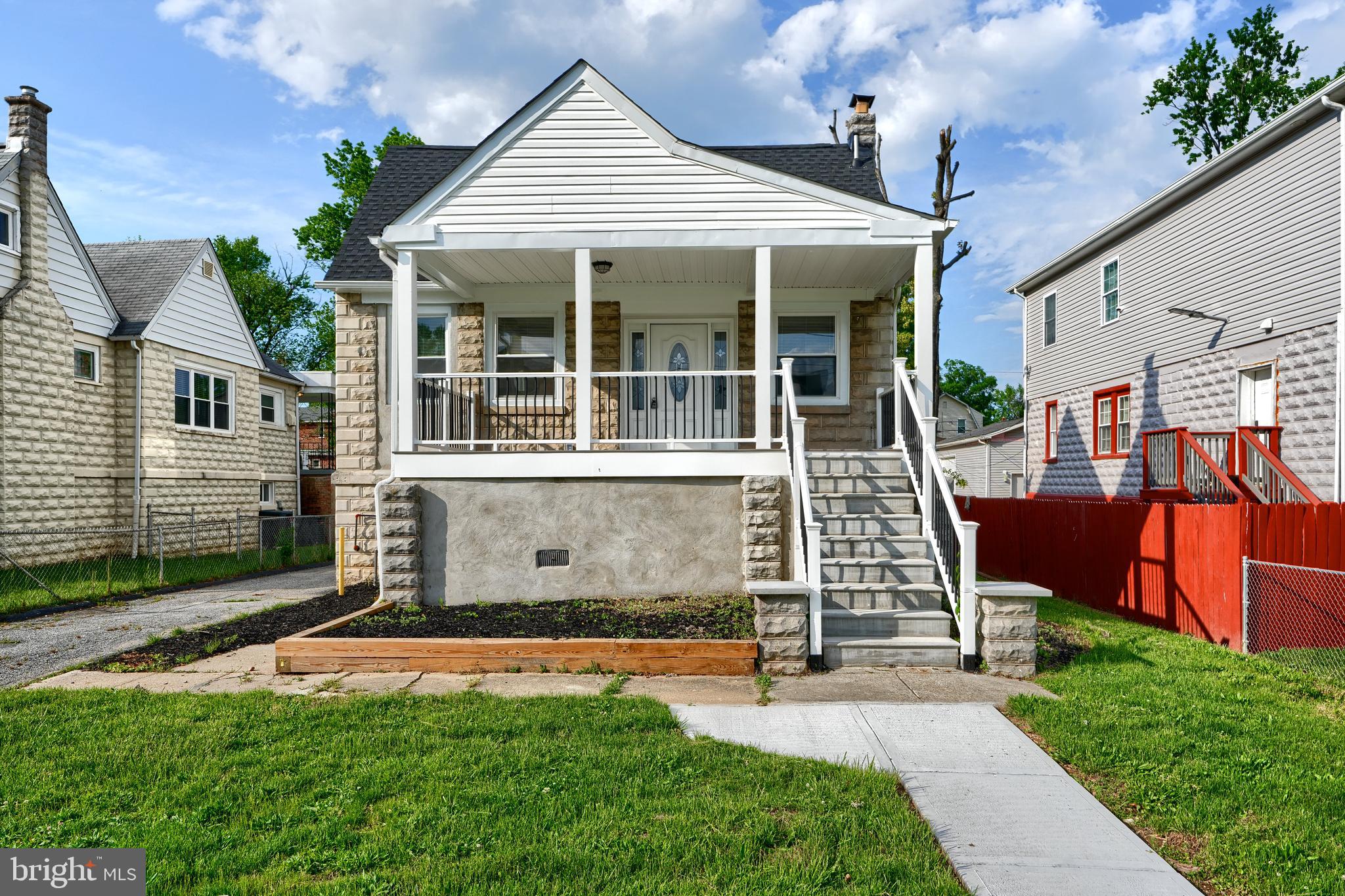 Welcome home to this completely renovated home on a quiet tree-lined street in Parkville. Everything in this home has been beautifully updated. From the moment you step into the large open first floor, you'll be wowed by the natural light and airy feel. New flooring throughout the first floor, along with a new modern kitchen with stainless appliances. Offers a separate dining area that still keeps you connected to the rest of the space... This will be the social center of the home! The main level also features two bedrooms, including the large primary bedroom along with a oasis of a primary bath. Escape the stress of the day in the stone-lined shower. A half bath completes the first floor. Venture upstairs and find two more nicely sized bedrooms, perfect for guests or even an office space. There's a bonus room that could make a solid workout/meditation space. Upper level features a wonderful laundry room space, and a large new full bathroom. The basement is as big as the day is long... the only limit down there is your imagination! Vast backyard is flat and makes a great space for spring and summer hosting, especially with the new composite deck. Ample parking in the driveway, and the home sits perfectly away from the hustle and bustle, but just moments from parks, shopping, restaurants, and more... It's a good life!