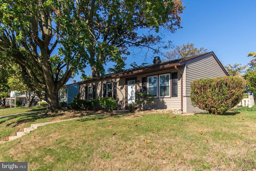 The Owner wants this home sold so the price was just reduced to $299,750 and they just had the entire interior professionally painted. The interior still needs renovation such as flooring and the kitchen & bathroom updated,  but it does have brand NEW windows throughout, NEW exterior insulated doors and all NEW exterior siding. It has 1,286 square foot of finished living space and includes 3 bedrooms and 1 full bath. The owner's bedroom is nice sized with a vaulted ceiling, skylight and lots of natural light. It also includes a living room with an extended space, ideal for a home office, a formal dining room and kitchen.  The living and dining wood has wood parquet floors. Best of all it is on a corner lot with a one-car carport and driveway parking. A private outdoor living space features a fireplace, all enclosed by brick privacy walls and a rear yard.  Nice community and convenient to Historic downtown Frederick and easy highway access.