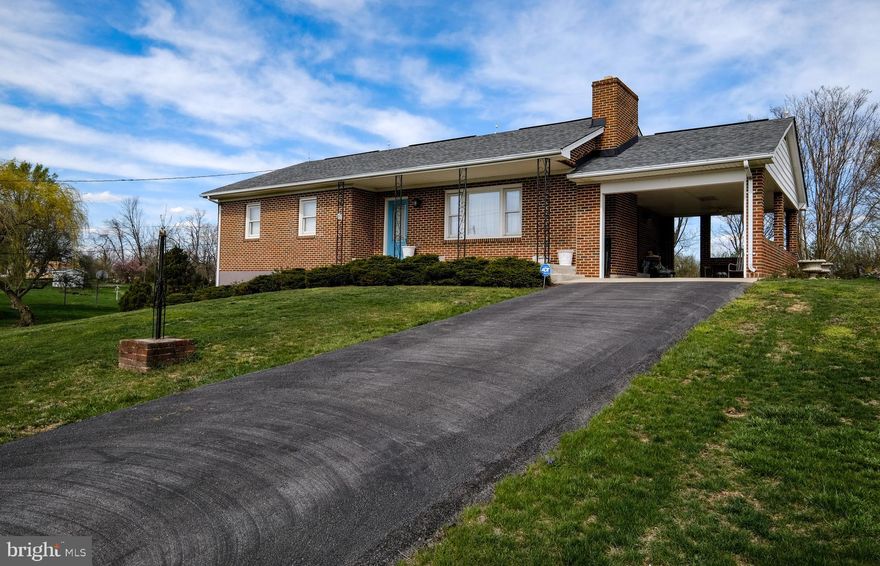 Now is the time to stop spending time and money fixing up your house and move into a home where it s all been done. This 3-bedroom, 2 bath all brick home built in 1968 was beautifully remodeled and updated in 2017.  Some of the features you will encounter include architectural shingles on house and shed, new exterior and interior doors, new HVAC system, ceramic tile and fixtures in the bathroom, ceiling fans in the bedrooms, main level stacked washer & dryer, refinished oak floors throughout.  The bright and cheery kitchen boasts quartz countertops, deluxe wood cabinets with soft closure, ceramic tile backsplash, commercial stainless-steel sink and faucet, stainless steel appliances and under counter lighting.  If you want one level living, comfort and charm, then this is the home for you. Note:  The kitchen, dining area and family area is approximately 12 x 22. The owner never used the fireplace, the chimney is capped.