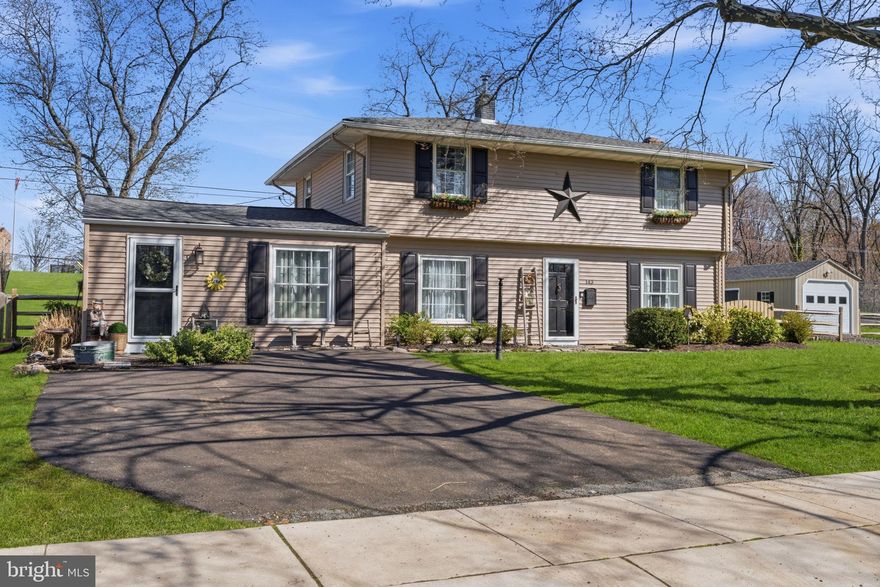 Welcome to this truly one-of-a-kind Levittown home—completely reimagined and expanded, offering the perfect blend of modern design and functionality. Step inside to discover at the center of the home is the fully updated kitchen– featuring quartz countertops, custom cabinetry, and stainless steel appliances. The kitchen’s open design flows seamlessly into the dining room- perfect for everyday living and entertaining. Step to either side with two thoughtfully designed living areas allowing plenty of space for the family to spread out. Natural light fills the home, highlighting the quality craftsmanship throughout. Additionally, there are three beautifully renovated bathrooms, along with three spacious bedrooms. Outside, the oversized yard offers endless possibilities and privacy, with no homes behind or out front—whether you envision entertaining in your sunroom, having a garden retreat, or future additions, there's plenty of space. Other outdoor keynotes include, dual storage sheds, a detached garage and two driveways offering plenty of off-street parking. Don’t miss this custom-renovated home that stands apart from the typical Levitt model with its enhanced footprint and custom upgrades. Roof (2022), Central Air (2022) HW Heater (2023), Electric (200AMP)