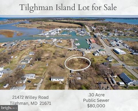 Vacant Land For Sale - 21472 Willey Road<br/> TILGHMAN, MD 21671