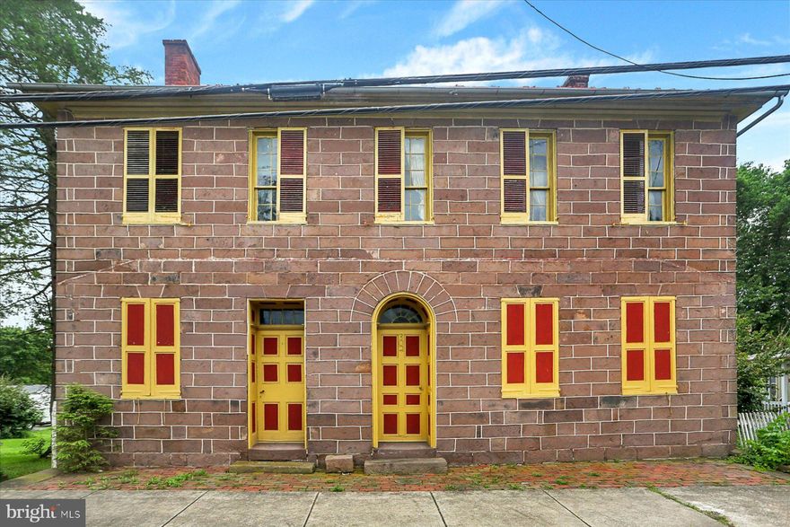 Built in 1816, a true diamond in the rough property exists and is for sale in Lewisberry, PA! This Georgian style, 3-story, historic brownstone home with 3,365 sq. ft. sits on 2.18 acres in the heart of Lewisberry Boro and is awaiting the next owner to bring it back to magnificent life. While the six (yes, 6!) fireplaces plus wood stoves used to heat this entire home, an oil boiler was installed about 2 years ago. The property includes several outbuildings including a smokehouse, an original 2-seater outhouse, blacksmith shop, stables, hay lofts and sheds. The property line runs to the creek behind it and along the back of other properties, in an L shape. There are so many authentic and timeless features to tell you about, circle back for many more details. This is an estate sale, being sold AS IS. Please note, there is a brownstone "1816" block on the top left side of the house, signifying when the home was built, plus another block on the back right of the home, indicating that an addition was put on in 1876. HOME IS IN LIVABLE CONDITION! Live here and work on renovations as you are able to!