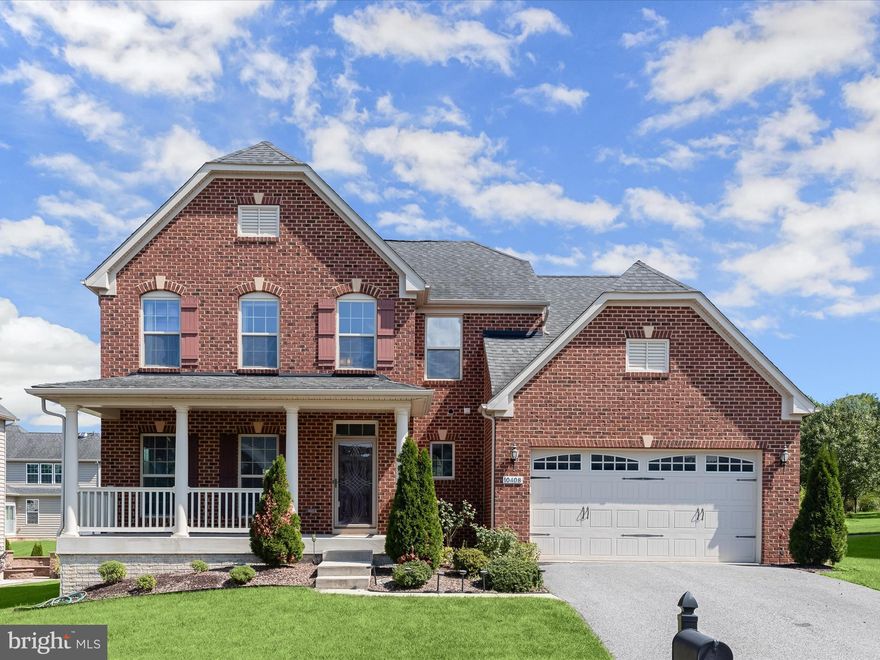 This beautiful four bedroom colonial in Windlass Overlook has so much to offer.  The property features gleaming hardwood flooring throughout the main level, which is graced by a lofty entrance foyer, formal living room, dining room, kitchen, breakfast room, laundry, and family room.  The large kitchen features stainless steel appliances, granite countertops, center island, and ample cabinetry.  The family room is highlighted with plenty of windows and a stone fireplace.  Double doors in the generously sized breakfast room lead to a sunny deck with steps down to a sizeable stone seating area with pergola.  The large back yard is flat and surrounded by privacy fencing.  
The carpeted upper level features a spacious primary bedroom and a luxurious en-suite bath with jetted tub, walk-in shower, and large vanity with double sinks.  Three additional bedrooms and a hall bath with double sinks and a tub/shower combo complete the upper level.  
The lower level is ready for entertaining, with a bar, recreation room, and media room which is already fitted out with a projector and sound system.   The lower level also features a full bath with tub/shower combination. 
Don't miss out on this opportunity to lease this fantastic property in the Windlass Overlook community.