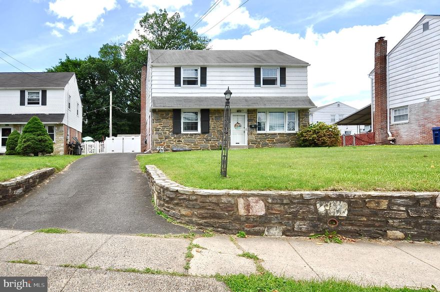 Nice size Colonial home in the Jenkintown Manor neighborhood, Abington school district. 
Spacious living room and dining room offer great space for entertaining. Refinished  Hardwood floors throughout. The second floor includes a master bedroom freshly painted, with two closets, an updated
hall bath, two additional bedrooms . There is also pull down stairs to a floored attic for additional storage space. The finished basement includes an added full size bath,  office space/ play room , many options ,
as well as the laundry room.  Enjoy the rear patio space with a fenced yard for privacy and a nice size storage shed. Convenient location to Center City, close to public transportation and numerous parks.
Make your appointment to see this lovely home today!