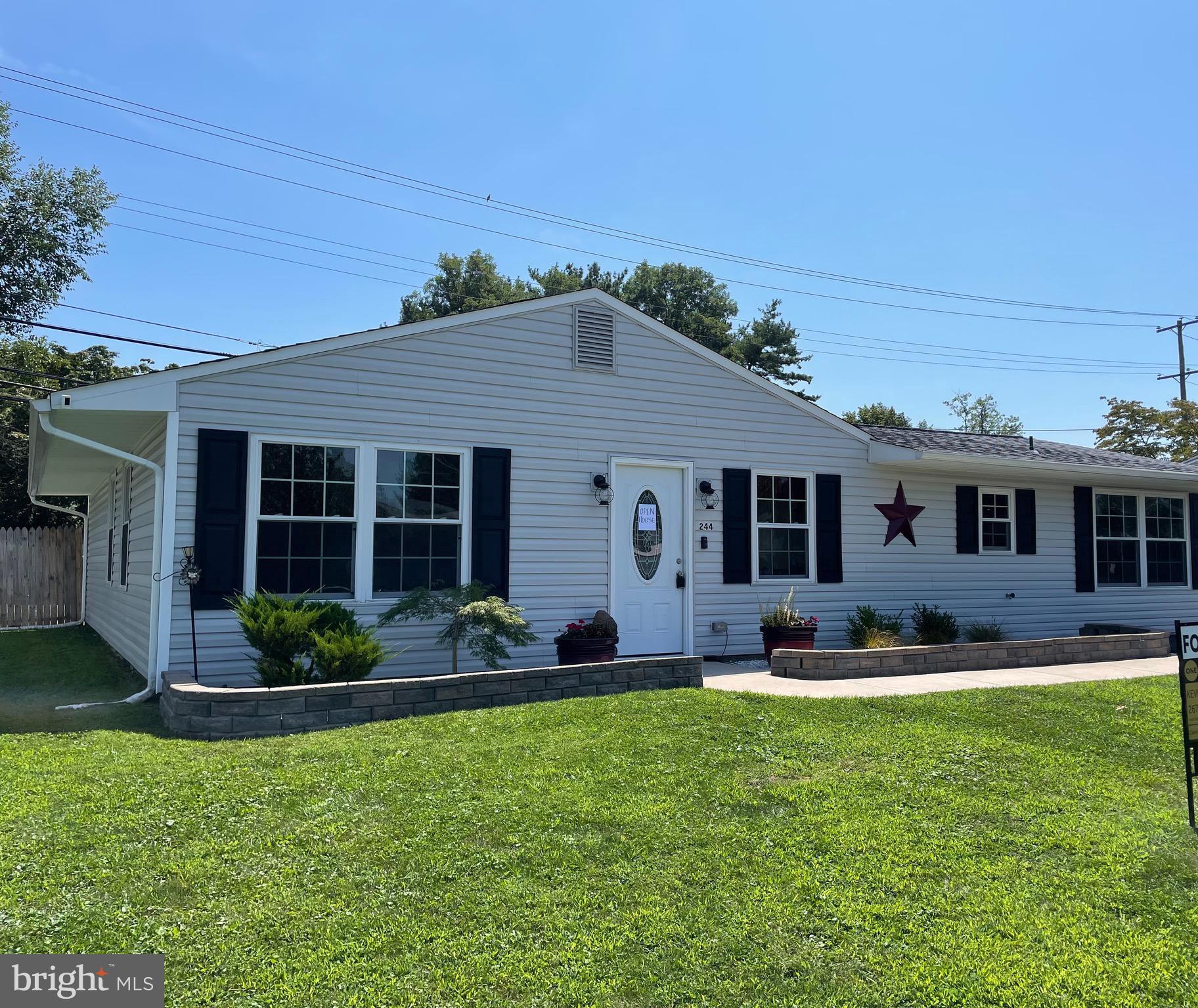 Totally remodeled and expanded ranch in the Blue Ridge neighborhood! Home features include a gourmet kitchen, designer bathrooms, four nice sized bedrooms with the Master Suite separate at the other end of the house from the other 3 rooms. there is laminate flooring throughout, newer water heater, electric system, exterior siding, and heat pump.  There is an attic with pull down stairs for storage, and a large fenced in back yard with patio. This home is conveniently located to major travel routes and shopping! Hurry - you don't want to miss this one!