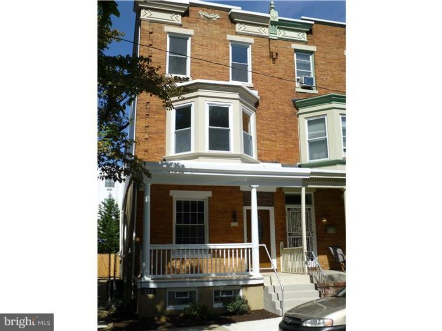 Luxuriously renovated this spacious 4 bedrooms twin home has just been renovated including all new windows, all new energy efficient heating and central air conditioning, new roof, new upscale kitchen with beautiful 42 inch custom cabinets, new granite counter tops, new dishwasher, new built in microwave oven, new stove and new stainless steel sink with garbage disposal, new ceramic tile floor and glass back splash, breakfast room, all new flooring throughout entire house, all new dramatic lighting and new rear patio off the breakfast room to entertain, two new full spa bathrooms, new doors, hardware and trim, plus all the walls and woodwork have been refinished and freshly painted. Other great features: large rooms, lots of closet space, powder room on first level, lots of light, finished basement for extra living space and storage, laundry hook up, new rear patio in the back of home, and front porch.