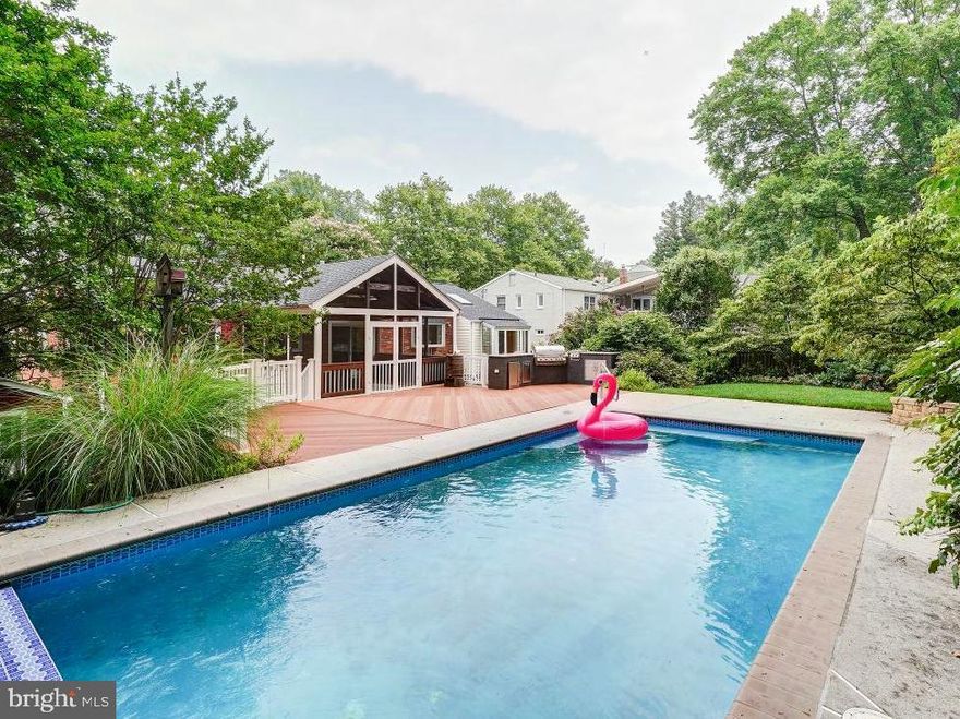 Open House Cancelled, Offer Accepted. Just in time for summer fun! Renovated two-level home in highly desirable North Arlington location. 4 bedrooms, 3 Full baths and approx. 3,400+ total square feet and 1 car garage. Resort-like back yard with pool, outdoor kitchen, hot tub and screened porch perfect for summer dining. Entire lower level was renovated down to the studs in 2021. New roof (2023) New Dual Zone HVAC (2021) Baths on main level totally renovated. Main level floors just refininshed. The main level features living room with fireplace, dining room, kitchen, office, family room, primary bedroom with ensuite bath, two additional bedrooms and full bath. Bright walkout, totally renovated, lower level features recreation room with gas fireplace, 4th bedroom and full bath, craft room with wet bar, laundry room. Beautifully landscaped yard. Great location on quiet street 5 minutes to GW Parkway and Chain Bridge to DC. Convenient to Downtown DC, Bethesda, Mclean, Tysons, 66 and 495. More details and photos to come!