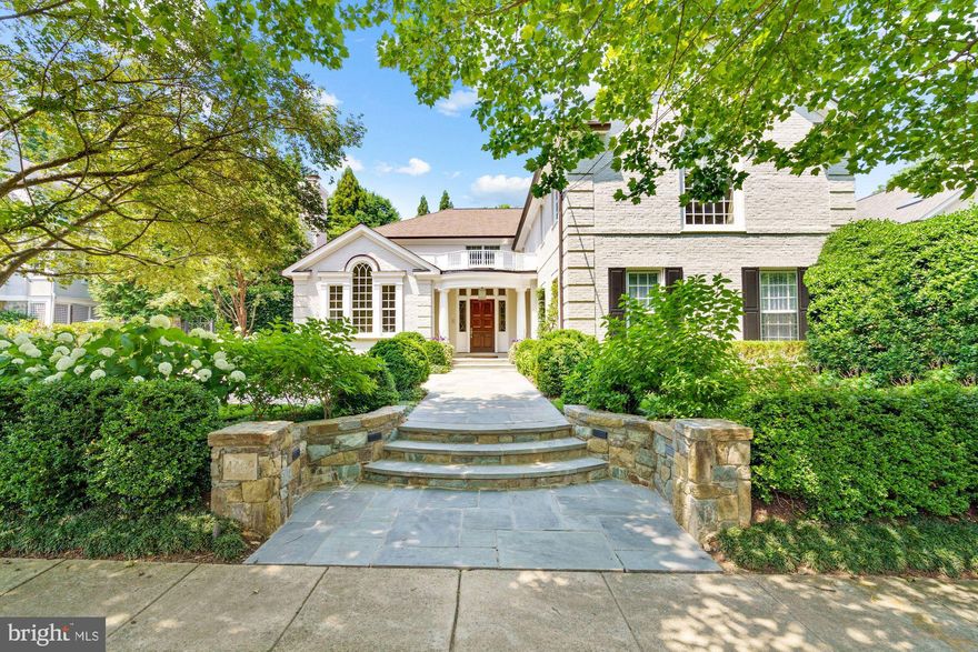 This gracious residence sits on an expansive 15,000sq/ft lot in the sought-after neighborhood of Wesley Heights. Originally built by DC’s renowned developer Kettler Brothers, this home has been wondrously redesigned by the architecture firm Barnes Vanze and JEFFCO builders now boasting over 10,000sq/ft of stunning, light-filled interior living space. This gorgeous home offers the perfect blend of elegance and modern comfort with an exceptional floorplan that features beautiful spaces for entertaining both inside and out. Complete with a sprawling backyard featuring hardscape Patios, Tiered Terraces, Pool, hot tub with waterfall, mature landscaping, and so much more, this property leaves nothing to be desired. Includes 2-Car Garage and 2 Driveways.