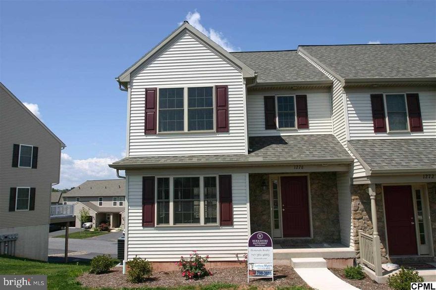 Upscale Town Home by Haller Builders. Upgraded paint, granite & stainless appliances package in Kitchen & flat surface range. 8x20 Maintenance free deck. Master w-Walk-in closet & private bath w-dbl sink. 1st floor laundry. Sprinkler system. $35.00 a month for mow & snow! Taxes estimated based on previous bldg assessments.
