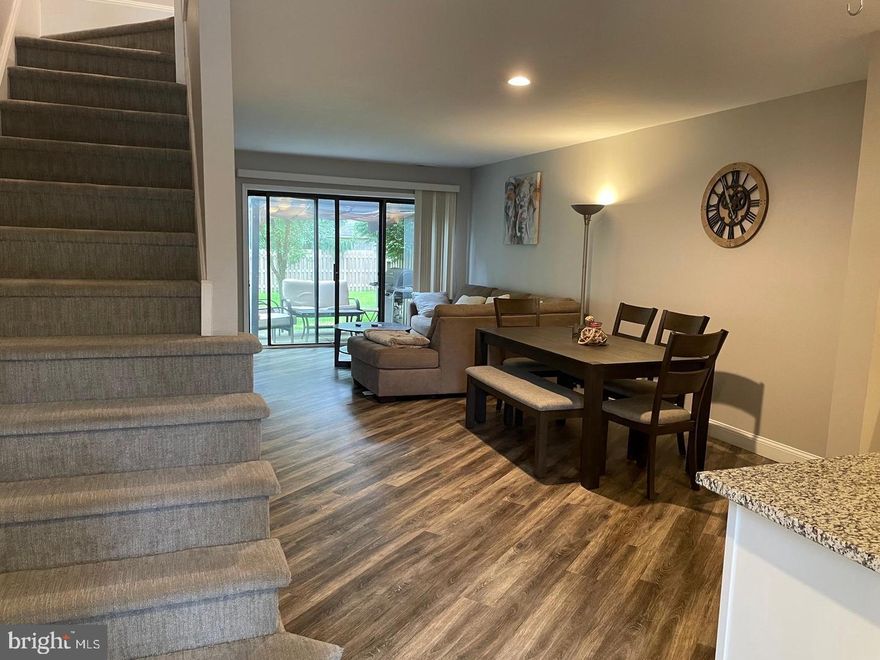 Excellent Condition! For Rent two two-story modern townhouse with 2 bedrooms 1.5 baths in Landmark I community in the borough of Malvern. Open living space with a beautiful, serene view to the private back patio and yard. Upgraded kitchen with granite countertops, 42" cabinets, and new appliances. Two large and very spacious bedrooms, with well-apportioned closets for good storage. The Master bedroom has an attached bath that is shared with the second bedroom. Washer & Dryer. There are two deeded parking spots in the front of the unit. Only blocks from the Malvern train station and easy access to major highways.