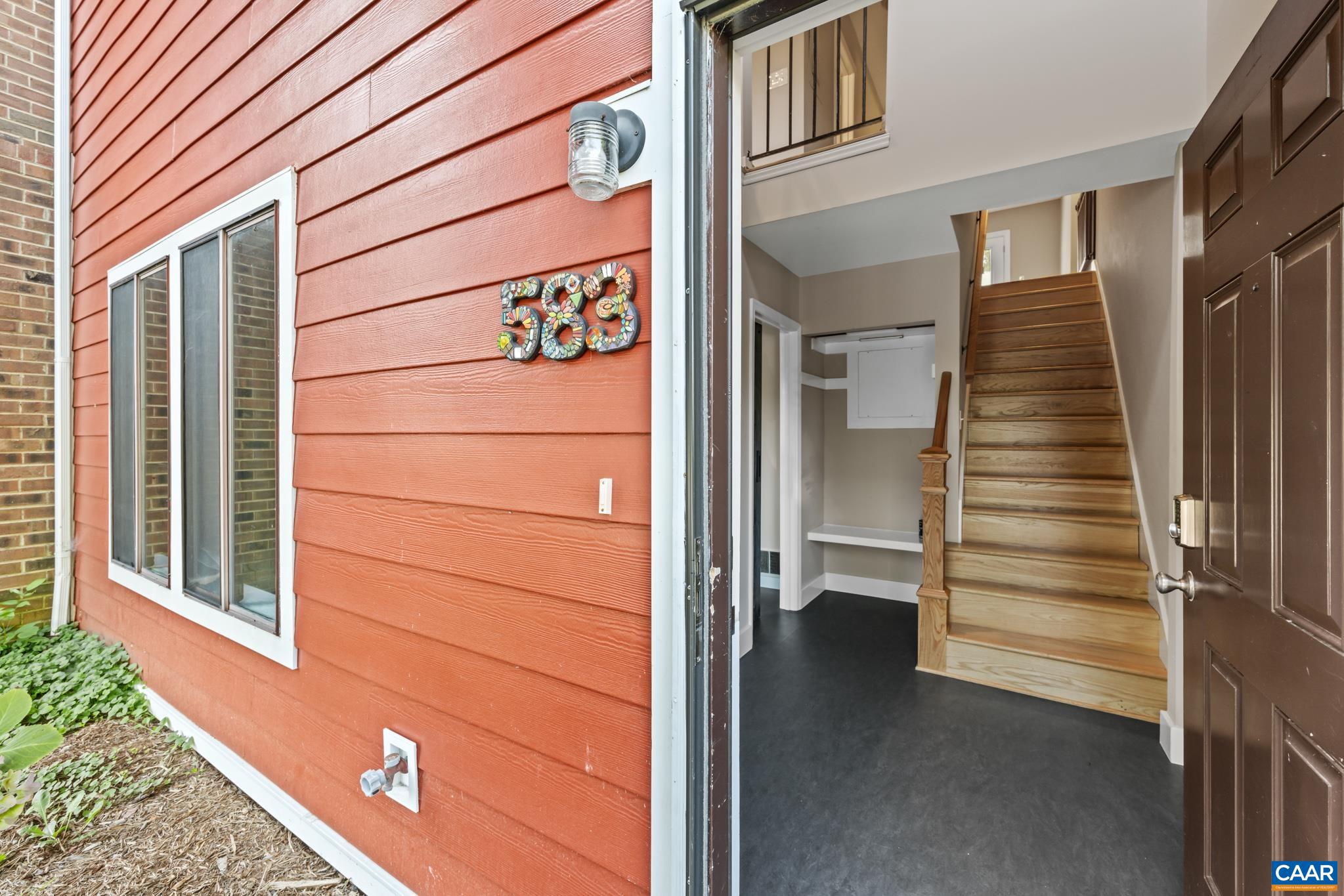 Back on the market not due to the seller. All items found on the home inspection report are being repaired by seller. New HVAC and Hardwood flooring. Experience the Best of Charlottesville Living! This beautifully maintained townhome in the desirable Stonehenge community offers comfort, charm, and an unbeatable location just minutes from the Downtown Mall, Penn Park, and UVA. Whether you're catching a show, sipping wine at a nearby vineyard, or exploring one of the area's many breweries and festivals, you're never far from the action. Step inside to a bright, welcoming two-story entryway and a cozy living room with a wood-burning fireplace, perfect for cool evenings. Double French doors open to your private patio and yard?ideal for morning coffee or entertaining under the stars. Upstairs, you'll find three sunlit bedrooms, including a spacious primary suite with seasonal mountain views?breathtaking in the Fall and Winter when the leaves fall away to reveal the Blue Ridge in the distance. The Stonehenge community offers fantastic amenities including a pool, tennis courts, playgrounds, and scenic walking paths?everything you need to unwind, stay active, and feel at home.