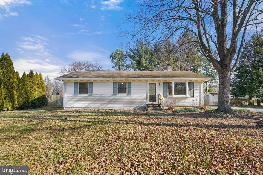 Move in ready rancher located in the sought after community of Chester Harbor. As you enter the front door, you are welcomed into the spacious living room with wood flooring. The living room leads to the eat-in kitchen with large pantry, side entrance to the driveway, and slider to the rear porch. Down the hall, there are three spacious bedrooms with wood flooring, a recently updated bathroom, and a laundry closet. Exterior features include a rear covered porch, fenced rear yard, two storage sheds, and a paved driveway. Chester Harbor Community has a voluntary HOA ($30/year), which offers water access, a beach, community events, and a playground. Just around the corner is Round Top Park offering tennis, pickleball, and basket ball courts, a playground, and pavilion. Minutes from Chestertown's historic waterfront, restaurants, shopping, and marinas.