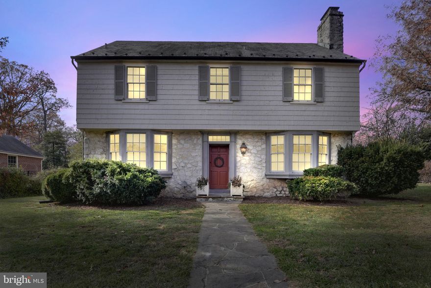 Welcome to 300 Montrose Ave! Quite possibly the best block on the best street in Catonsville! This center hall colonial sits on a prime lot in the heart of Oak Forest. Spacious living room features attractive fireplace and French doors opening to enclosed rear patio. Generous entry way, large dining room and eat-in kitchen with island. Beautiful hardwood floors throughout main and upper level. Upper level features large master suite with fireplace, master bath and walk-in closet, a rarity for a home of this age. Fully finished attic offers fourth bedroom, full bath and office/den. Partially finished lower offers additional living space and separate laundry room. Detached two car garage. Easy access to Patapsco State Park & all of Catonsville's great shops and restaurants. Convenient to MARC, BWI and many major commuter routes. Life is great in 21228!